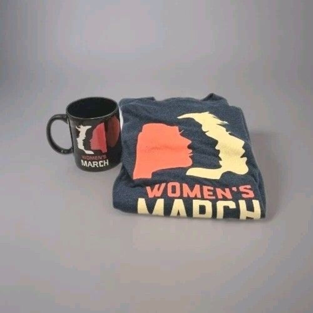 Women's March January 2017 - Black Coffee Mug Tea Cup Bonus Large Shirt Arkansas